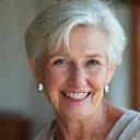Portrait of Margaret, a serene woman in her 70s