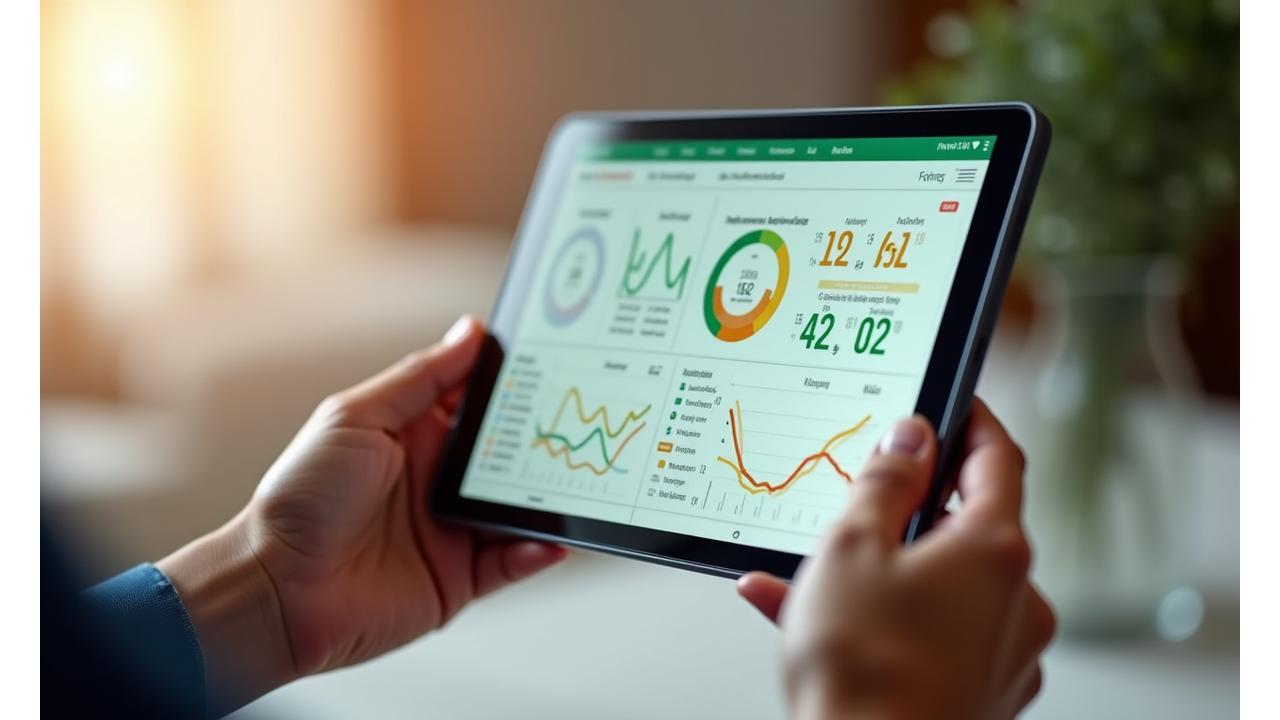 Interactive wellness dashboard displaying health metrics, progress charts, and goal tracking interface.